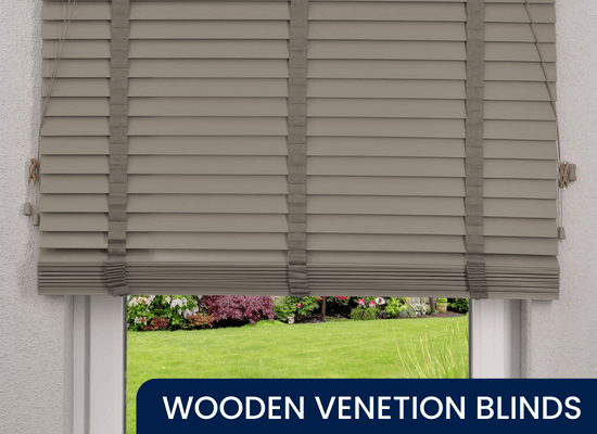 Wooden venetion blinds