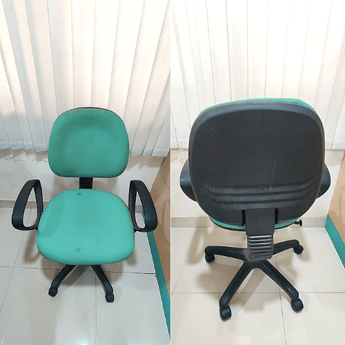 Before Office Chair Cleaning